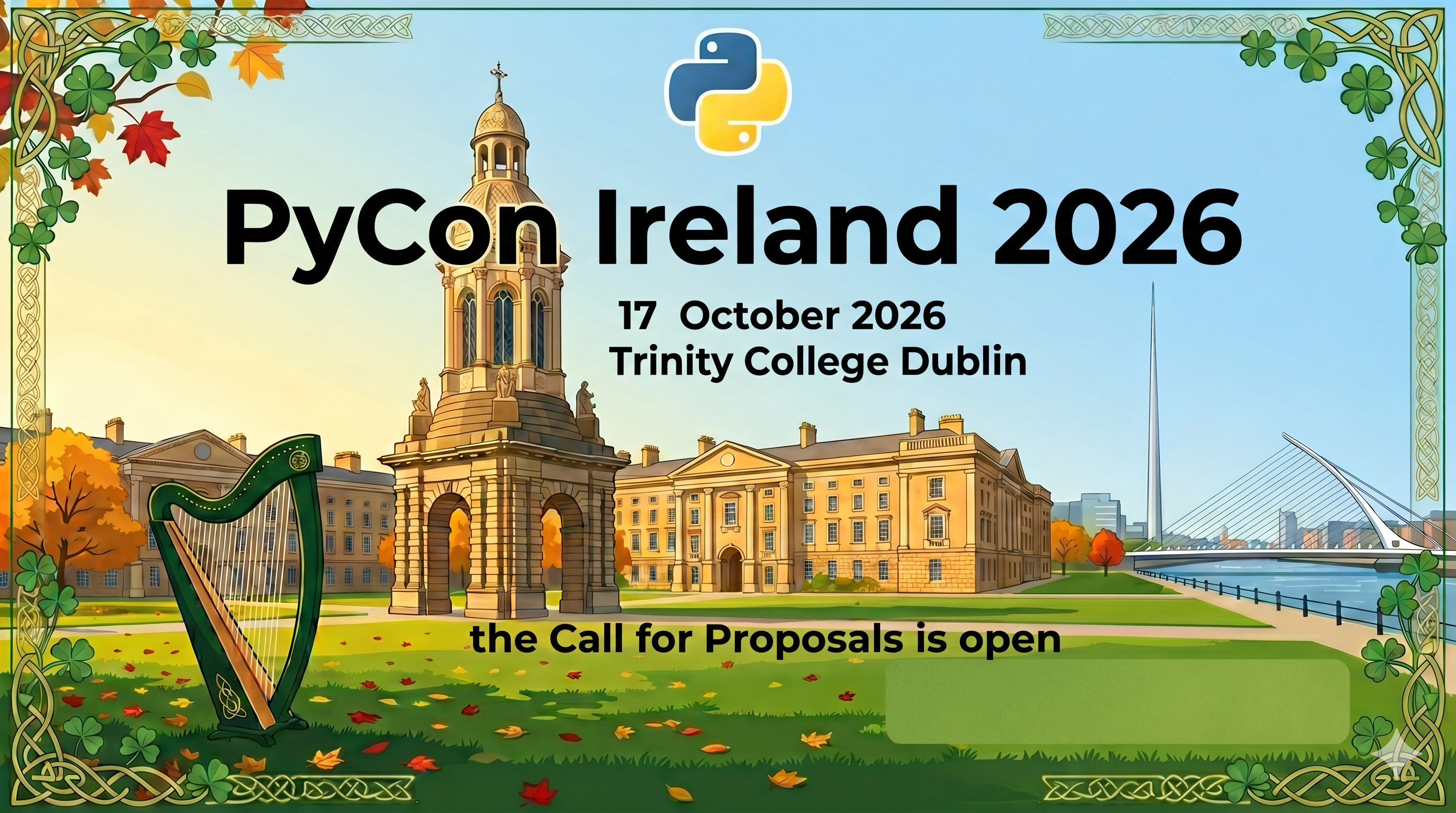 PyCon Ireland 2026: The Call for Proposals is Open